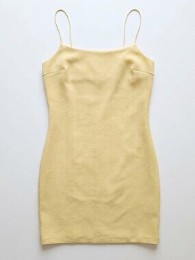 Dynamite Pale Yellow Mini Dress
